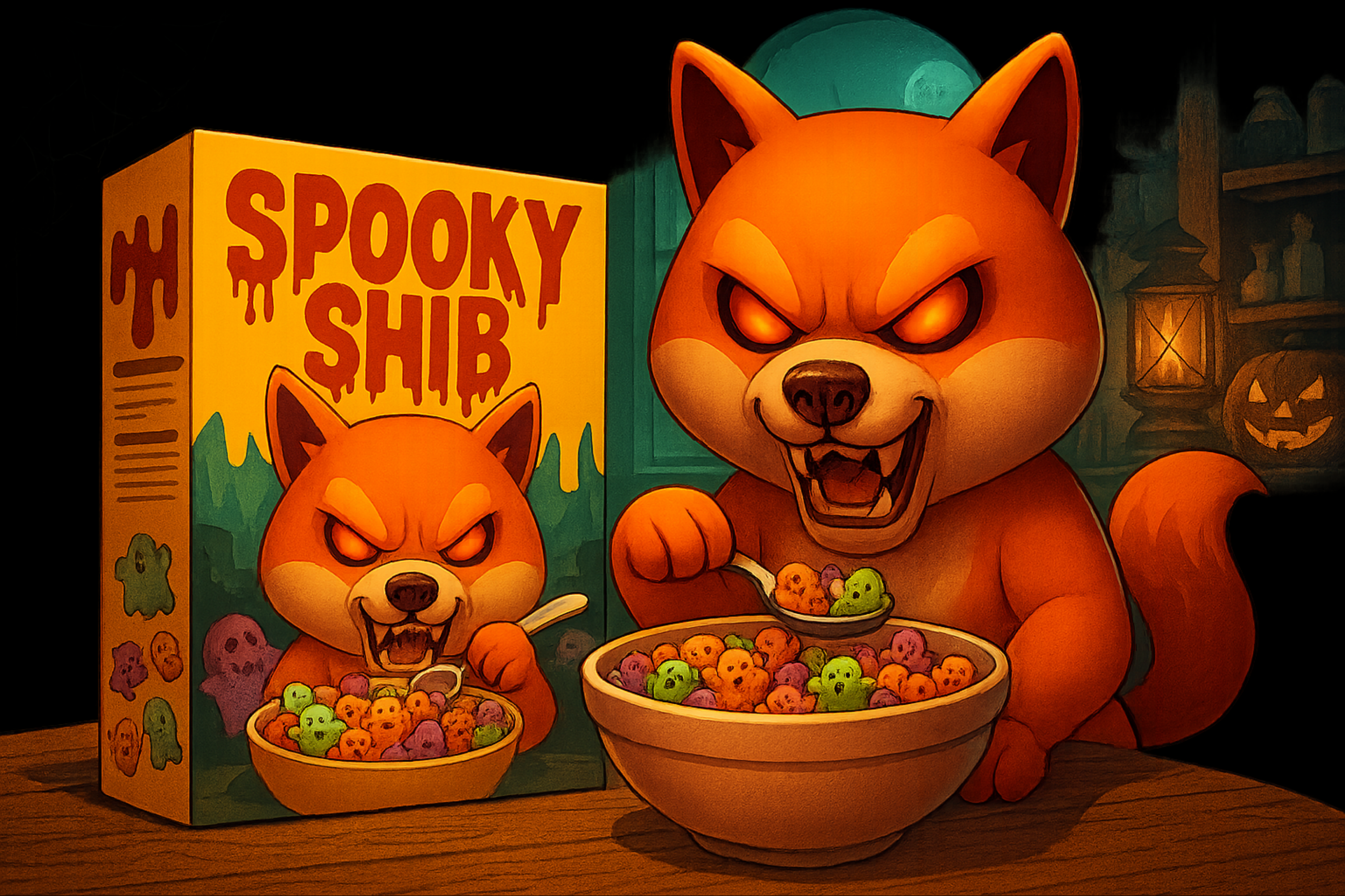 Spooky Shib cereal